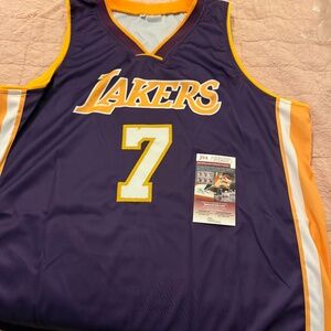 Autographed Lamar Odom jersey